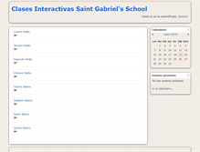 Tablet Screenshot of clasesinteractivas.sangabriel.cl